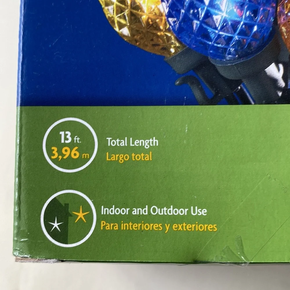 Christmas lights C9 multi-colored LED 25 ct. Bundle 4 unopened boxes.